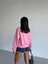 2 Iplik Bisiklet Yaka Sweat Pembe F2339 3