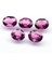 2.56CT 5pcs Lot Oval Natural Purplish Pink Rhodolite Garnet - Mozambique Gems 1