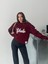 Kadın 3 Iplik Bisiklet Yaka Sweatshirt 1