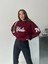 Kadın 3 Iplik Bisiklet Yaka Sweatshirt 4