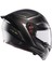K1 S E2206 Sling Matt Black Grey Kapalı Kask 4