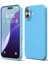iPhone 16 Plus Kılıf Nano Içi Kadife Silikon - Mavi 1