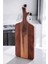 Doğal Akasya Ahşap Kesme Tahtası Saplı, Et, Peynir, Ekmek, Sebze ve Meyve Servis Tepsisi Için Ahşap Mutfak Doğrama Tahtası (46 * 18.5 * 1.5cm) 1
