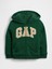 Erkek Bebek Koyu Yeşil Gap Logo Sherpa Fermuarlı Sweatshirt 1