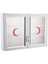 CLK-846 Pvc Ilk Yardım Ecza Dolabı 2 Kapaklı Beyaz 1