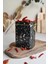 Terrazzo Black Desenli Dikdörtgen Metal Saklama Kabı 8X10 cm (Terrazzo Black) 1