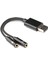 To Ikili 3.5mm Jack Adapter - USB Den Kulaklık ve Microphone Çıkış Almanızı Sağlar - Ses Kartlı Pc Bilgisayar Notebook Uyumlu 1