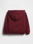 Erkek Bebek Bordo Gap Logo Fermuarlı Sweatshirt 3