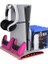 TP5-3570 Ps5 Soğutucu Organizatör 2 Fanlı Stand Kol Şarj Edici Stand 3 USB Hub Kulaklık Platstation Standı 2