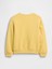 Kız Bebek Sarı Grafik Sweatshirt 3