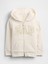 Kız Bebek Krem Gap Logo Sherpa Astarlı Sweatshirt 1
