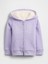 Kız Bebek Lila Gap Logo Sherpa Astarlı Sweatshirt 1