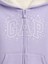 Kız Bebek Lila Gap Logo Sherpa Astarlı Sweatshirt 2