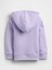 Kız Bebek Lila Gap Logo Sherpa Astarlı Sweatshirt 3