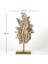 Dekoratif Metal Kaideli Yaprak Gold Eskitme 23X48X9,5 Cm. 2