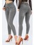 Yüksek Bel Likralı Jean Pantolon 90 cm 12