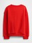 Kız Bebek Kırmızı Grafik Sweatshirt 3