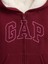 Kız Bebek Bordo Gap Logo Sherpa Astarlı Sweatshirt 2
