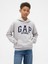 Erkek Çocuk Gri Relaxed Gap Logo Sweatshirt 1