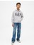 Erkek Çocuk Gri Relaxed Gap Logo Sweatshirt 3