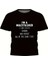 Baskılı Oversize Bisiklet Yaka T-Shirt - Siyah 3