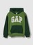 Erkek Çocuk Yeşil Relaxed Gap Logo Fermuarlı Sweatshirt 1