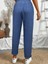 Kadın Yüksek Bel Lastikli Belde Bağcık Detaylı Aerobin Pantolon 4