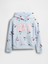 Kız Çocuk Mavi Relaxed Gap Logo Sweatshirt 1