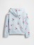 Kız Çocuk Mavi Relaxed Gap Logo Sweatshirt 3