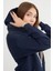 3 Iplik Ayıcık Nakışlı Cepli Kapüşonlu Oversize Sweatshirt 6