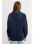 3 Iplik Ayıcık Nakışlı Cepli Kapüşonlu Oversize Sweatshirt 7