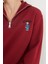 3 Iplik Ayıcık Nakışlı Yarım Fermuarlı Sweatshirt 5