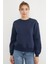 3 Iplik Basic Bisiklet Yaka Sweatshirt 2