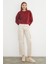 3 Iplik Kalp Nakışlı Bisiklet Yaka Sweatshirt 2