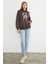 3 Iplik Ayıcık Nakışlı Cepli Kapüşonlu Oversize Sweatshirt 2