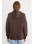 3 Iplik Ayıcık Nakışlı Cepli Kapüşonlu Oversize Sweatshirt 6