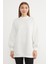 3 Iplik Basic Bisiklet Yaka Oversize Sweatshirt 3
