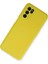 Oppo A16 Kılıf Nano Içi Kadife Silikon - Sarı 2