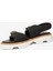 Kadın Siyah Hakiki Deri Sandalet 4Y2AS59058 3