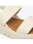 Kadın Bej Hakiki Deri Sandalet 4Y2FS59029 5