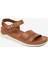 Kadın Taba Hakiki Deri Sandalet 4Y2FS57472 2