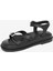 Kadın Siyah Hakiki Deri Sandalet 3Y2CS50735 2