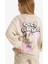 Kız Çocuk Oversize Geniş Kalıp Bisiklet Yaka Sırt Baskılı Sweatshirt E6756A825AU 1
