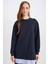 Regular Fit Bisiklet Yaka Sweatshirt Tunik 1