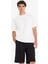 Baggy Fit Beli Bağcıklı Düz Paça Şort F0185AX25SM 4