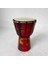 Ahşap Djembe Otantik Çalgı 008 25CM Mahonı Agacı Keçi Derisi 2