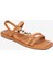 Kadın Taba Hakiki Deri Sandalet 4Y2YS50759 1
