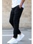 Ekoseli Siyah Jogger Mad4081 5