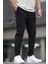 Ekoseli Siyah Jogger Mad4081 6