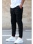 Ekoseli Siyah Jogger Mad4081 7